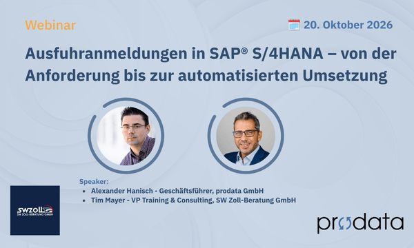 Webinar  SW-Zoll x prodata